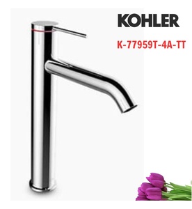 Vòi chậu rửa thân cao tay chỉnh đơn Kohler COMPONENTS K-77959T-4A-TT