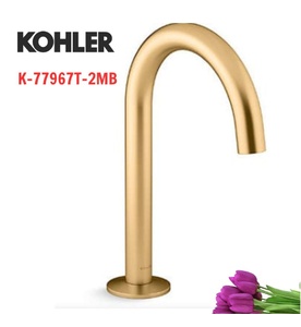 Vòi chậu rửa thiết kế dạng ống Kohler COMPONENTS K-77967T-2MB