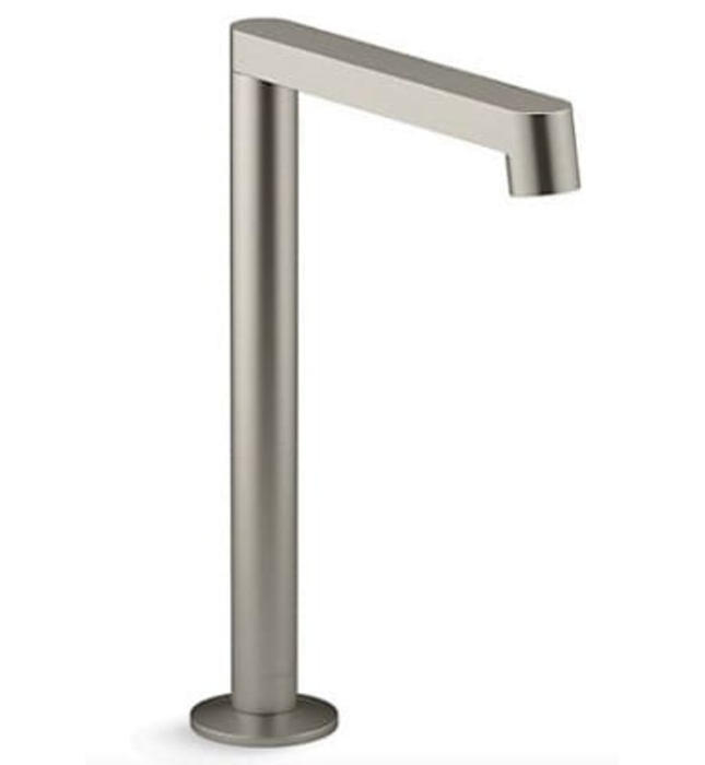Vòi chậu rửa thân cao thiết kế dạng thẳng hàng Kohler COMPONENTS K-23887T-BN
