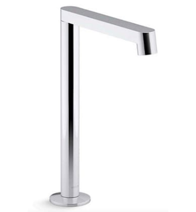 Vòi chậu rửa thân cao thiết kế dạng thẳng hàng Kohler COMPONENTS K-23887T-CP