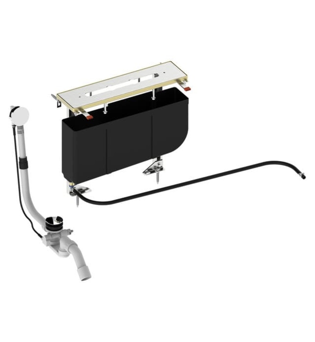 Bộ xi phông hộp có định sen bồn tắm Keuco Đức 51130000070