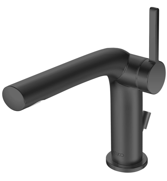 Vòi lavabo nóng lạnh màu đen Đức Keuco Edition 400 515041300002