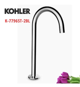 Vòi chậu rửa thân cao thiết kế dạng ống Kohler COMPONENTS K-77965T-2BL
