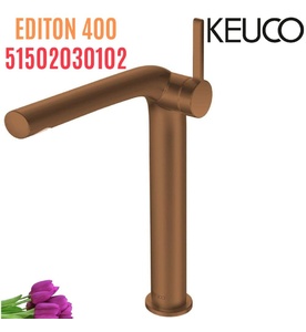 Vòi lavabo nóng lạnh vàng đồng Đức Keuco Edition 400 51502030102