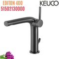 Vòi lavabo nóng lạnh màu đen Đức Keuco Edition 400 51502130000