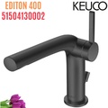 Vòi lavabo nóng lạnh màu đen Đức Keuco Edition 400 515041300002