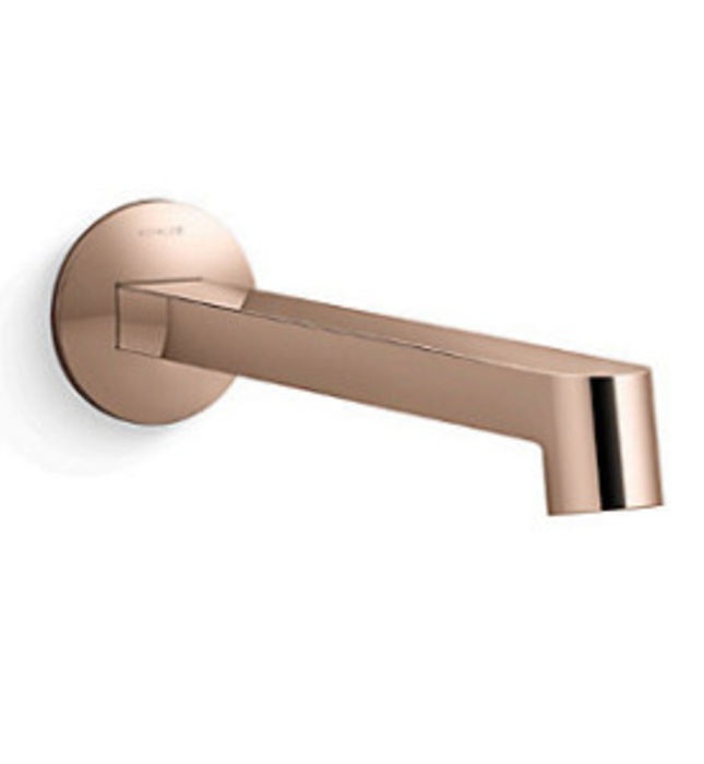 Vòi chậu rửa âm tường Kohler Components K-23889T-RGD