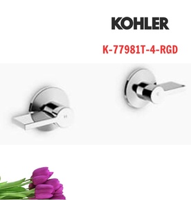 Tay chỉnh kép gắn tường Kohler Components K-77981T-4-RGD