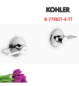 Tay chỉnh kép gắn tường Kohler Components K-77981T-4-TT