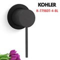 Tay chỉnh đơn gắn tường Kohler Components K-77980T-4-BL