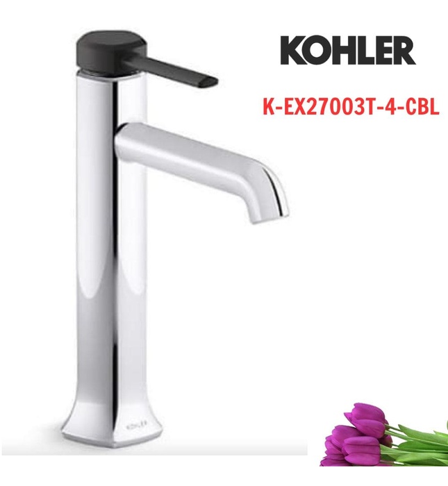 Vòi chậu rửa tay thân cao chỉnh đơn Kohler Occasion K-EX27003T-4-CBL