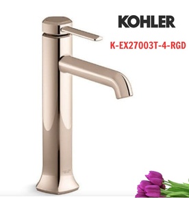 Vòi chậu rửa tay thân cao chỉnh đơn Kohler Occasion K-EX27003T-4-RGD