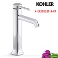 Vòi chậu rửa tay thân cao chỉnh đơn Kohler Occasion K-EX27003T-4-CP