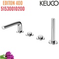 Vòi sen bồn tắm 4 chân gắn bồn Keuco Edition 400 51530010200