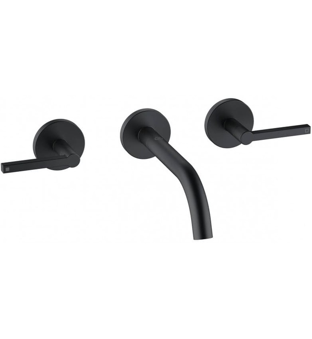 Vòi lavabo âm tường 3 chân Kludi Nova Fonte 201440515