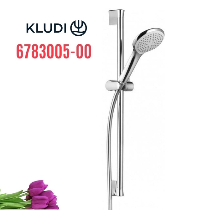 Bộ thanh trượt dây sen tắm Kludi Freshline 6783005-00