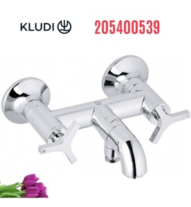 Vòi lavabo âm tường 2 chân Kludi Nova Fonte 205400539