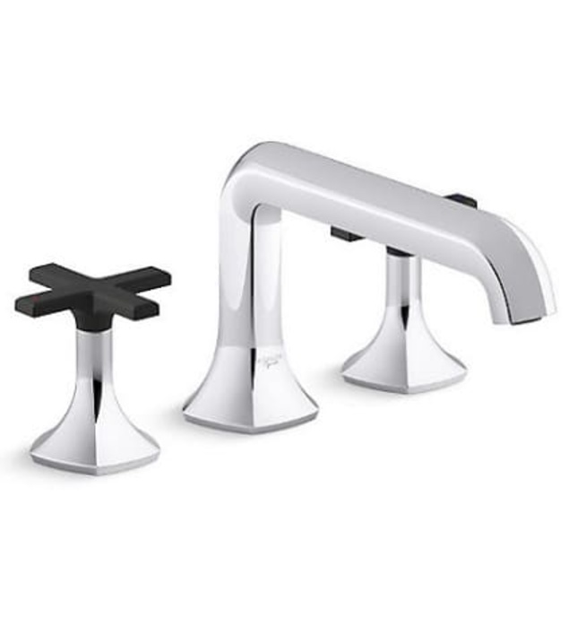 Vòi bồn tắm gắn thành bồn Kohler Occasion K-EX27105T-3-CBL