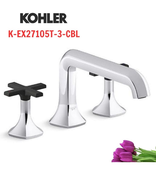 Vòi bồn tắm gắn thành bồn Kohler Occasion K-EX27105T-3-CBL