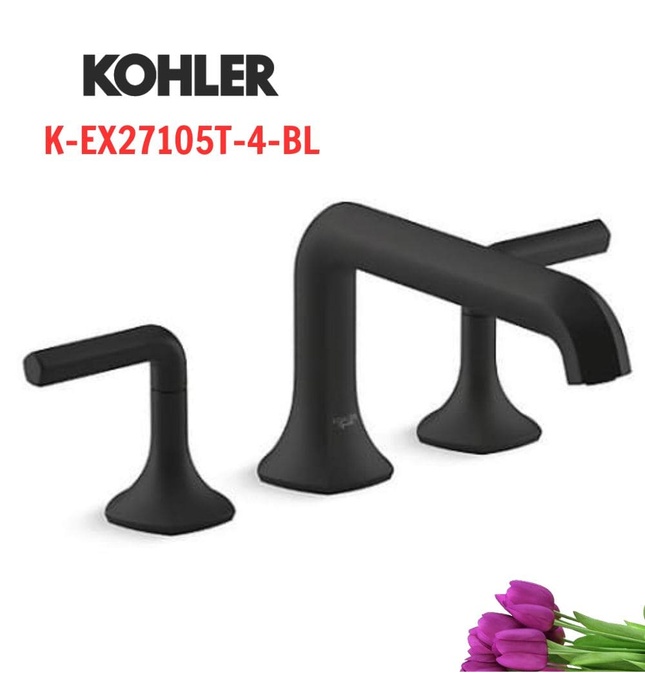 Vòi bồn tắm gắn thành bồn Kohler Occasion K-EX27105T-4-BL