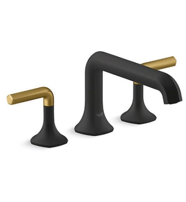 Vòi bồn tắm gắn thành bồn Kohler Occasion K-EX27105T-4-BMB