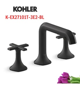 Vòi chậu rửa 3 lỗ Kohler Occasion K-EX27101T-3E2-BL