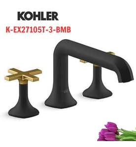 Vòi bồn tắm gắn thành bồn Kohler Occasion K-EX27105T-3-BMB