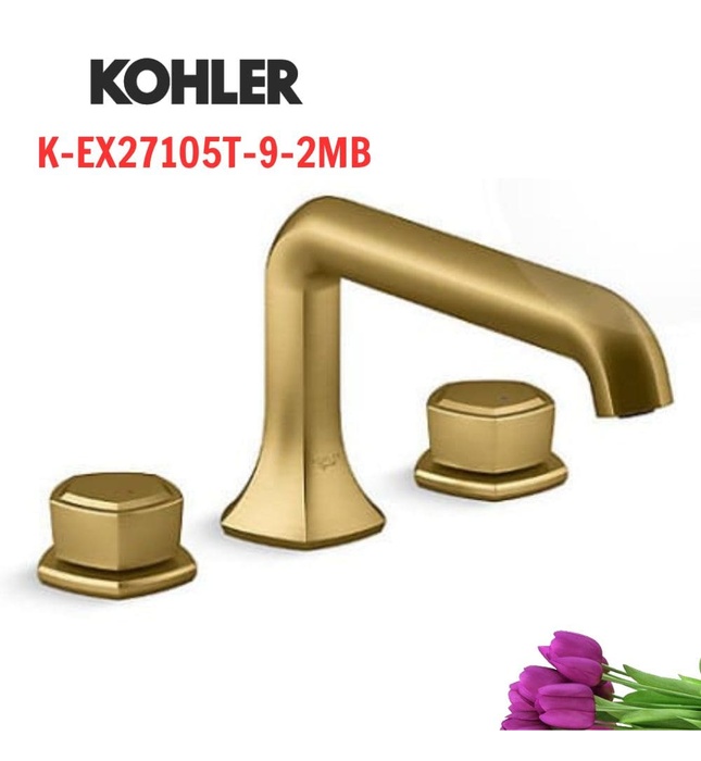 Vòi bồn tắm gắn thành bồn Kohler Occasion K-EX27105T-9-2MB