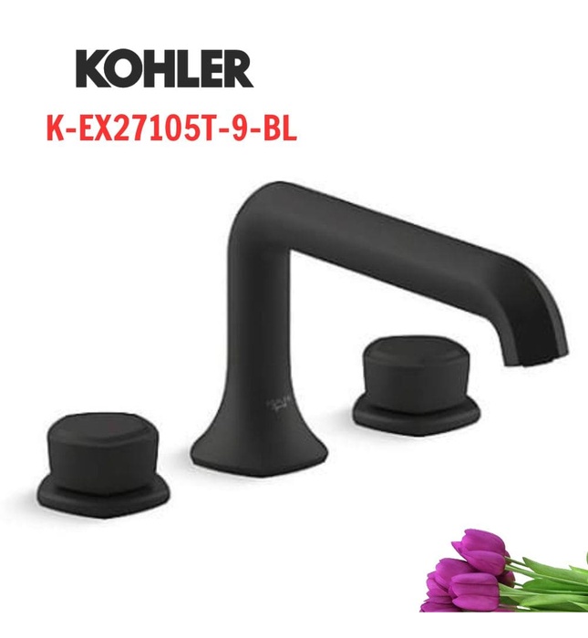 Vòi bồn tắm gắn thành bồn Kohler Occasion K-EX27105T-9-BL