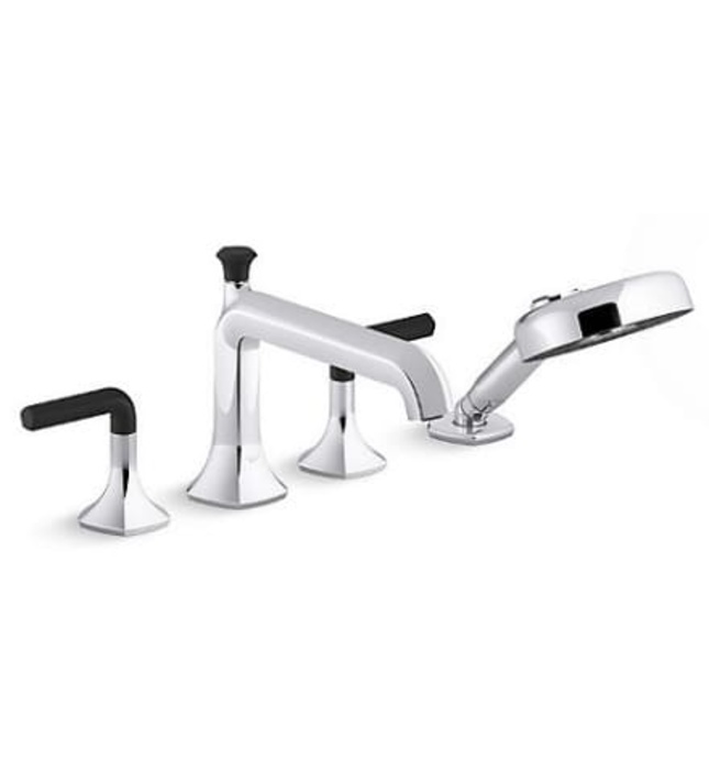 Vòi bồn tắm gắn thành bồn kèm sen cầm tay Kohler Occasion K-EX27109T-4-CBL