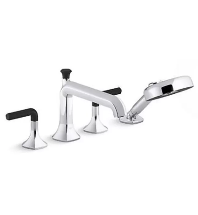 Vòi bồn tắm gắn thành bồn kèm sen cầm tay Kohler Occasion K-EX27109T-4-CBL