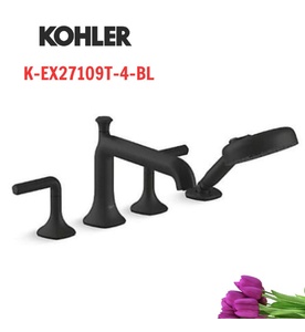 Vòi bồn tắm gắn thành bồn kèm sen cầm tay Kohler Occasion K-EX27109T-4-BL