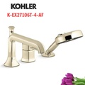 Vòi bồn tắm gắn thành bồn kèm sen cầm tay Kohler Occasion K-EX27106T-4-AF