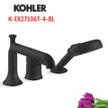 Vòi bồn tắm gắn thành bồn kèm sen cầm tay Kohler Occasion K-EX27106T-4-BL