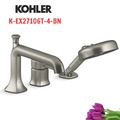 Vòi bồn tắm gắn thành bồn kèm sen cầm tay Kohler Occasion K-EX27106T-4-BN
