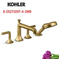 Vòi bồn tắm gắn thành bồn kèm sen cầm tay Kohler Occasion K-EX27109T-4-2MB