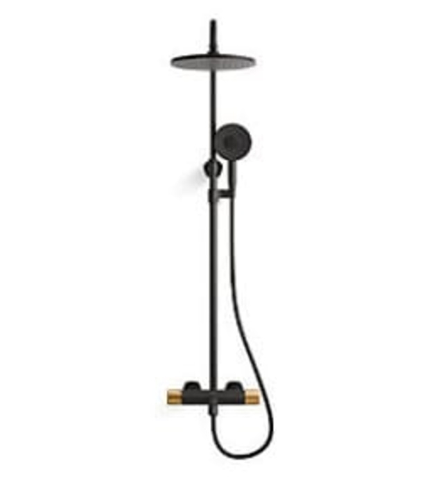 Sen tắm cây cảm biến nhiệt 3 chiều Kohler Occasion K-EX27033T-9-BMB