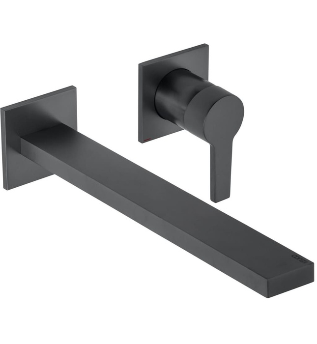 Vòi lavabo nóng lạnh âm tường đen Đức Keuco Edition 11 5116130202