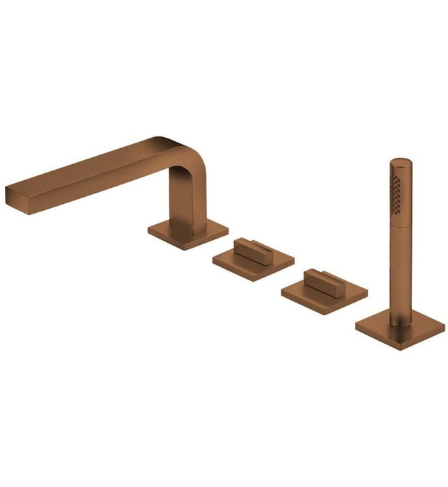 Vòi sen bồn tắm 4 chân đen Keuco Edition 11 51130130100