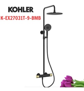 Sen tắm cây cảm biến nhiệt 3 chiều Kohler Occasion K-EX27031T-9-BMB