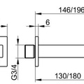 Đầu xả bồn đen Keuco Edition 11 51145130001