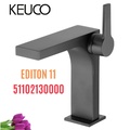 Vòi lavabo nóng lạnh đen Đức Keuco Edition 11 51102130000