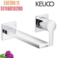 Vòi lavabo nóng lạnh âm tường Đức Keuco Edition 11 51116010200