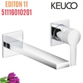 Vòi lavabo nóng lạnh âm tường Đức Keuco Edition 11 51116010201
