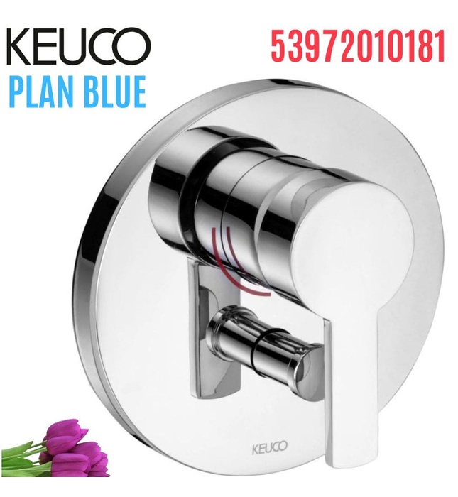 Mặt nạ bộ trộn âm tường Đức Keuco Plan Blue 53972010181