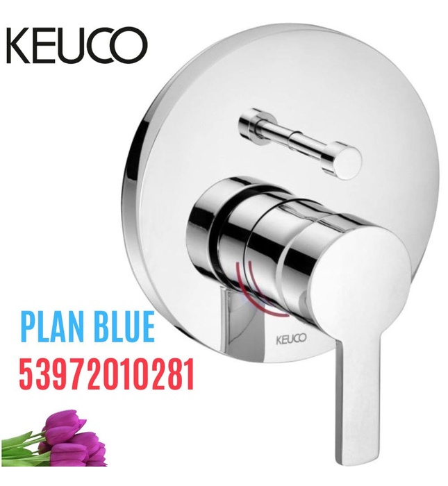 Mặt nạ bộ trộn âm tường Đức Keuco Plan Blue 53972010281
