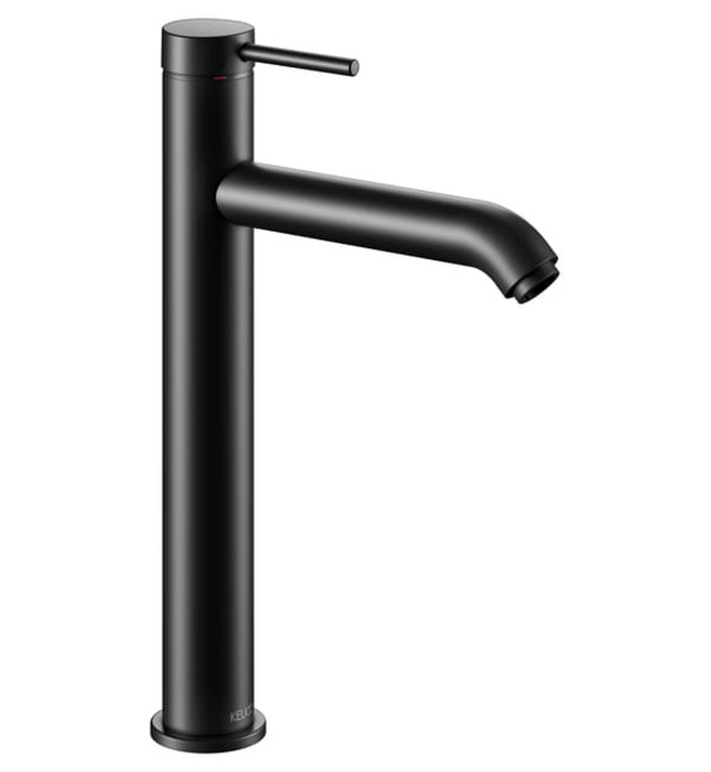 Vòi lavabo nóng lạnh 1 chân cao đen Đức Keuco Ixmo 59510372100