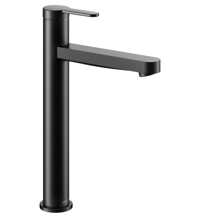 Vòi lavabo nóng lạnh 1 chân cao đen Đức Keuco Ixmo 59510373100