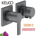 Bộ trộn âm tường đen Đức Keuco Edition 11 51151131222