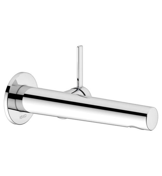 Vòi nóng lạnh âm tường 1 chân đen Đức Keuco Ixmo 59516371101